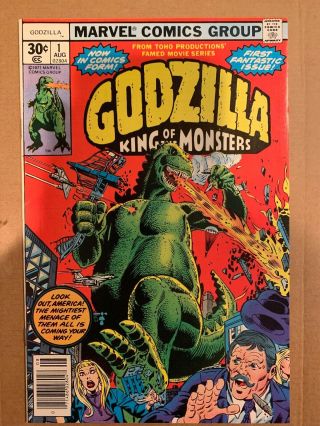 Godzilla 1 Book (aug 1977,  Marvel)