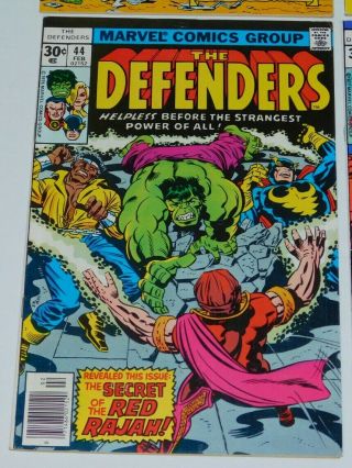 The Defenders Marvel comic book 5 23 44 50 Guardians of Galaxy Moon Knight Hulk 4