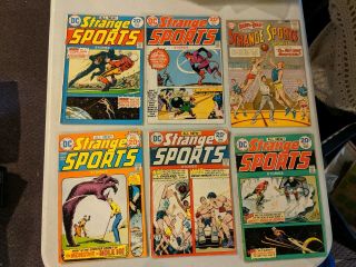 Strange Sports Stories 1 - - 6 5 Books (sep - Oct 1973,  Dc) Brave And Bold 46.