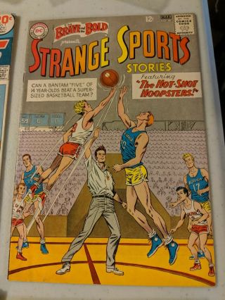 Strange Sports Stories 1 - - 6 5 books (Sep - Oct 1973,  DC) Brave and Bold 46. 2