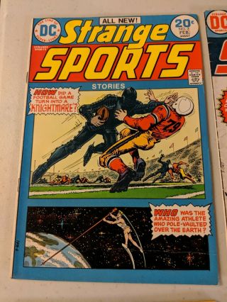 Strange Sports Stories 1 - - 6 5 books (Sep - Oct 1973,  DC) Brave and Bold 46. 4