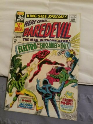 Daredevil King - Size Special 1 (1967) Electro And His Emissaries Of Evil