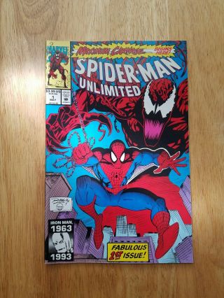 Spiderman Unlimited 1 Maximum Carnage Pt.  1 (1993) Nm