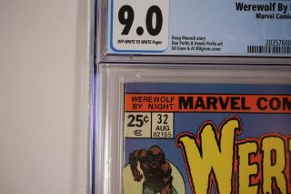 Werewolf by Night 32 CGC 9.  0 COMIC Stan Lee Marvel Moon Knight MAJOR KEY 2