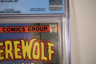 Werewolf by Night 32 CGC 9.  0 COMIC Stan Lee Marvel Moon Knight MAJOR KEY 3