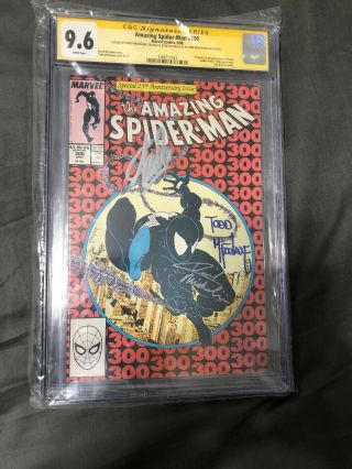 The Spider - Man 300 Cgc Ss 9.  6 First Appearance Of Venom