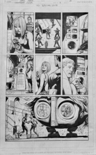 Gary Frank Doomsday Clock Comic Art 2 P10 Batman,  Watchmen,  Superman