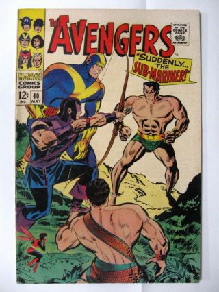 Avengers 40 Fnvf.  Book Overstreet Guide Priced At $39.  50