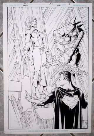 Superman Issue 662 Page 3 Splash Page By Pacheco And Merino