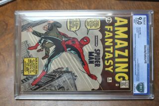Authentic Fantasy 15 Comic Book Spiderman 12c 1962 Certified 2
