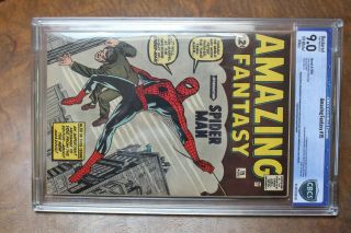 Authentic Fantasy 15 Comic Book Spiderman 12c 1962 Certified 3