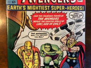 Avengers 1 Looking Book 1963 1st Avengers (Iron Man Thor Hulk) 4