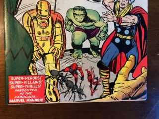Avengers 1 Looking Book 1963 1st Avengers (Iron Man Thor Hulk) 5