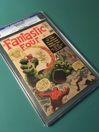 FANTASTIC FOUR 1 CGC 4.  0 OW/W PAGES 2
