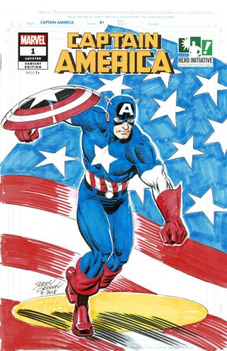 Hero Initiative Captain America 100 Project: Jerry Ordway