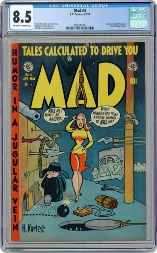 Mad (comic 1 - 23) 4 1953 Cgc 8.  5 2005541004