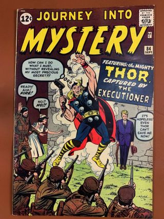 Journey Into Mystery Thor 84 Marvel Comics 1st Appearance Of Jane Foster