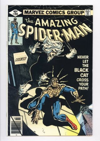 Spider - Man 194 Vol 1 Looks Near Perfect 1st App Of Black Cat