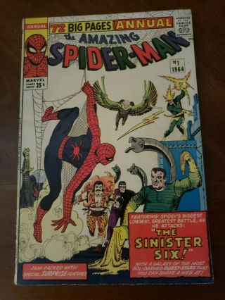 Spider - man Annual 1 1964 and Spider - man 129 7