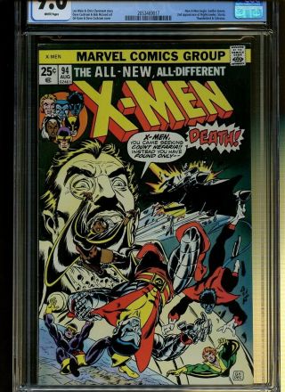 X - Men 94 CGC 9.  0 | Marvel 1975 | X - Men Begin.  2nd X - Men. 2