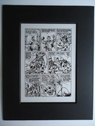 1965 Spider - Man 21 Steve Ditko Human Torch Page 13 Production Art