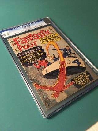 Fantastic Four 3 Cgc 4.  5 Ow/w Pages