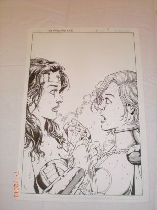 George Perez Art – The Brave And The Bold Issue 7 (year 2007),  Bondage
