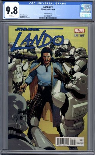 Lando 1 Leinil Francis Yu Variant Marvel Comics Star Wars 1st Print Cgc 9.  8