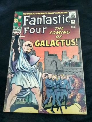 Fantastic Four 48 (vol.  1) 1st App Silver Surfer & Galactus March 1966