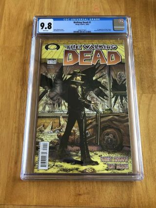 The Walking Dead 1 Cgc 9.  8 White Pages Not Reprint