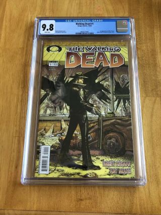 The Walking Dead 1 CGC 9.  8 White Pages Not Reprint 2