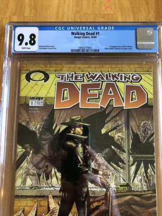 The Walking Dead 1 CGC 9.  8 White Pages Not Reprint 4