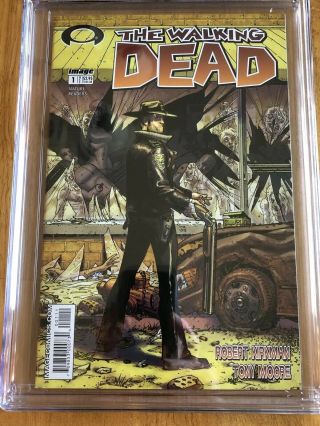 The Walking Dead 1 CGC 9.  8 White Pages Not Reprint 5