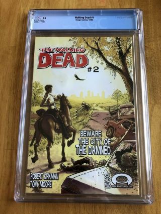 The Walking Dead 1 CGC 9.  8 White Pages Not Reprint 6