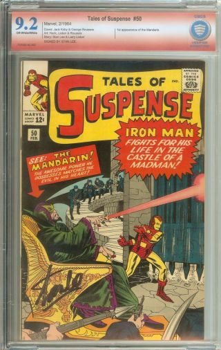 Tales Of Suspense 50 Cbcs 9.  2 Ow/wh Pages