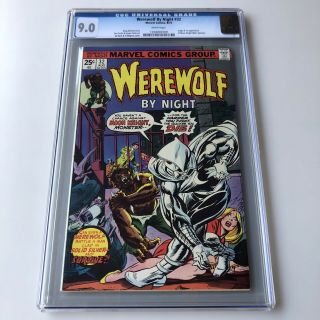 Werewolf By Night 32 Cgc 9.  0 White Pages First App Of Moon Knight Disney,  Show