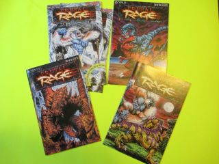 Primal Rage 1 - 4 Complete (1994,  Sirius Comics)