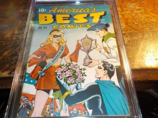 America ' s Best Comics 23 Sept 1947 CGC 7.  0 Grade Comic Book 5