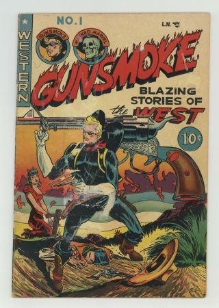 Gunsmoke (western Comics) 1 1949 Gd - 1.  8