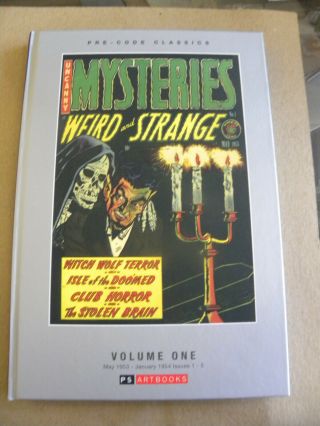 Ps Artbooks Pre - Code Horror Mysterious Weird & Strange Vol 1 Hc Reg $45 Qq