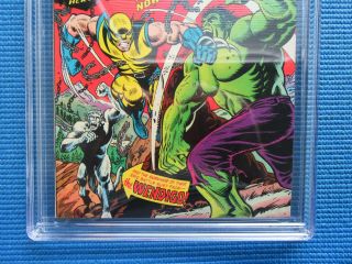 INCREDIBLE HULK 181 - CGC - (9.  0) - 1ST FULL APPEARANCE OF THE WOLVERINE 4