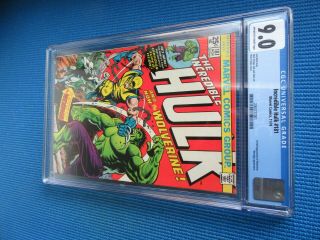 INCREDIBLE HULK 181 - CGC - (9.  0) - 1ST FULL APPEARANCE OF THE WOLVERINE 6