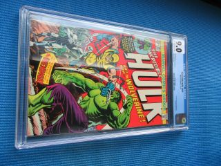 INCREDIBLE HULK 181 - CGC - (9.  0) - 1ST FULL APPEARANCE OF THE WOLVERINE 7