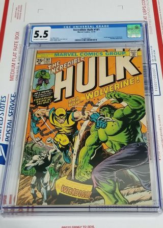 The Incredible Hulk 181 (nov 1974,  Marvel) First Appearnce Of Wolverine