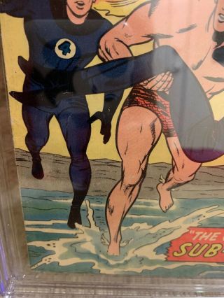 Fantastic Four 4 CGC 6.  5 (White Pages) 1st Sub - Mariner Silver Age Appearance 5