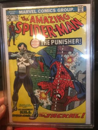 Spider - Man 129 Vol 1 Vf 1st App Of The Punisher