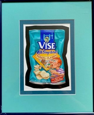 2005 Topps Vault Wacky Packages Ans5 Comic Art Vise By John Pound