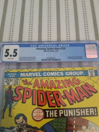 Spiderman 129 5.  5 CGC 1st Punisher Appearance Movie will be Coming 4