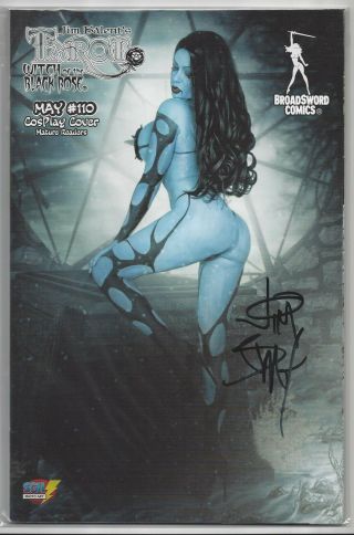 Tarot Witch Of The Black Rose 110 Signed Cosplay Cover Nm/mint 9.  8