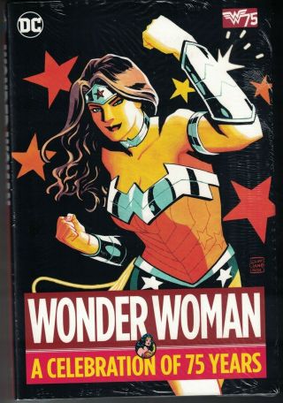 Wonder Woman A Celebration Of 75 Years Hc Hardcover $39.  99srp George Perez